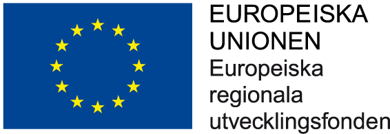 Logotyp för Europeiska Regionala Utvecklingsfonden