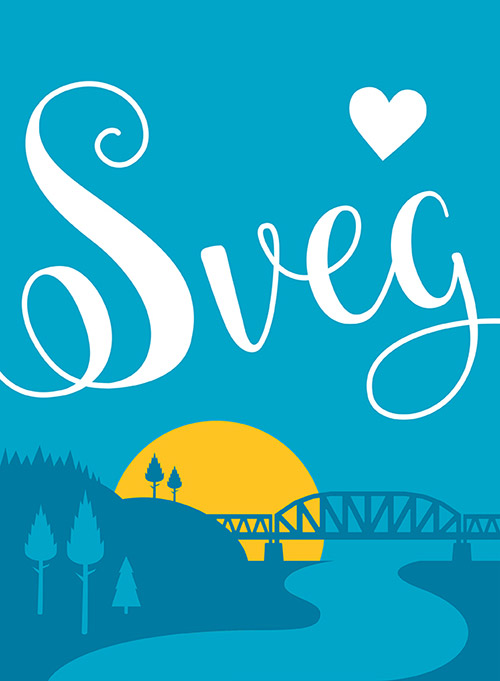 Logotyp för Destination Sveg