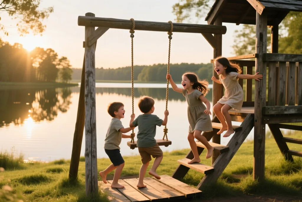 Familjeaktiviteter i bygden