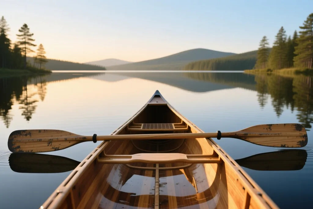 Paddling och kanot på lugna vatten